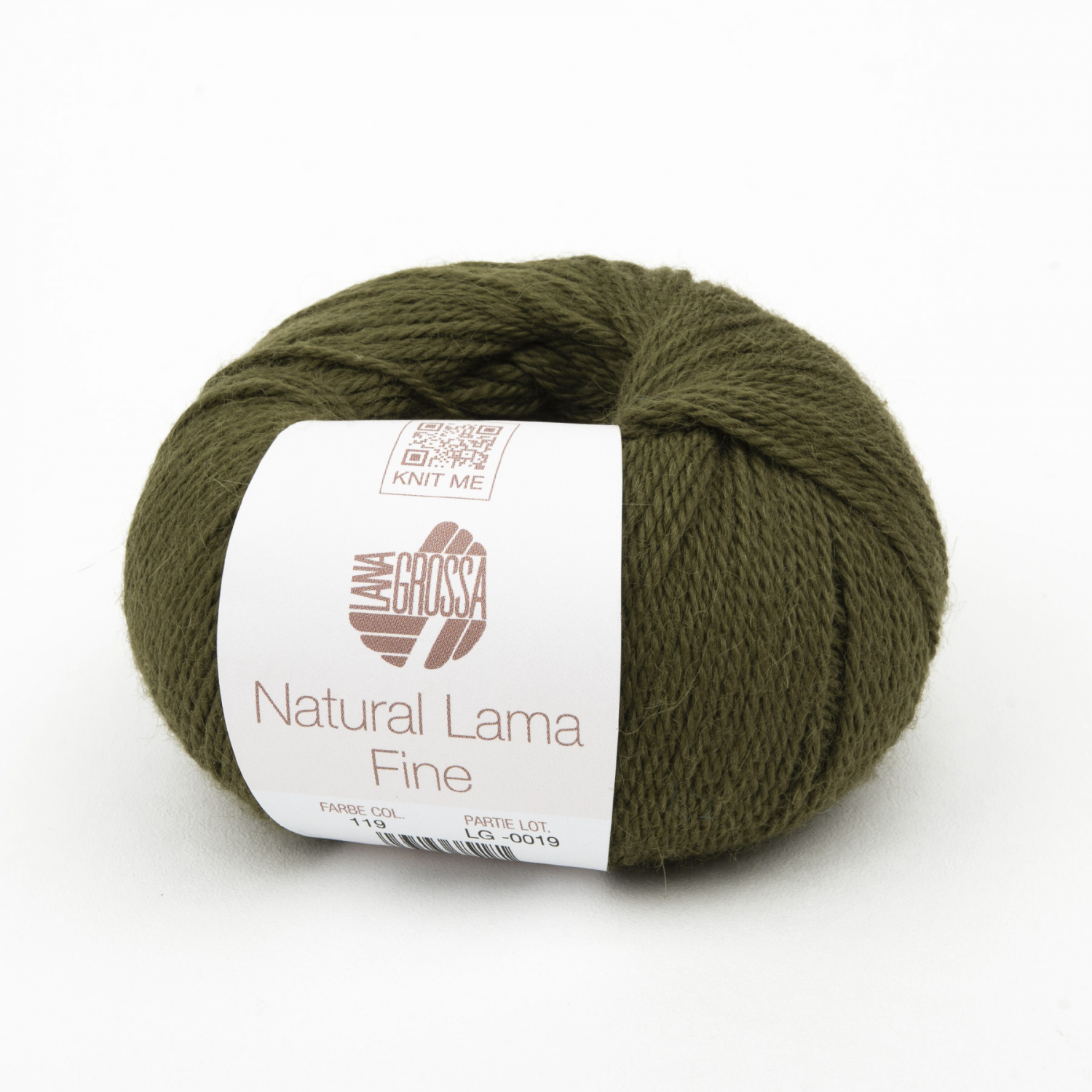 Пряжа Lana Grossa NATURAL LAMA FINE 50г 119
