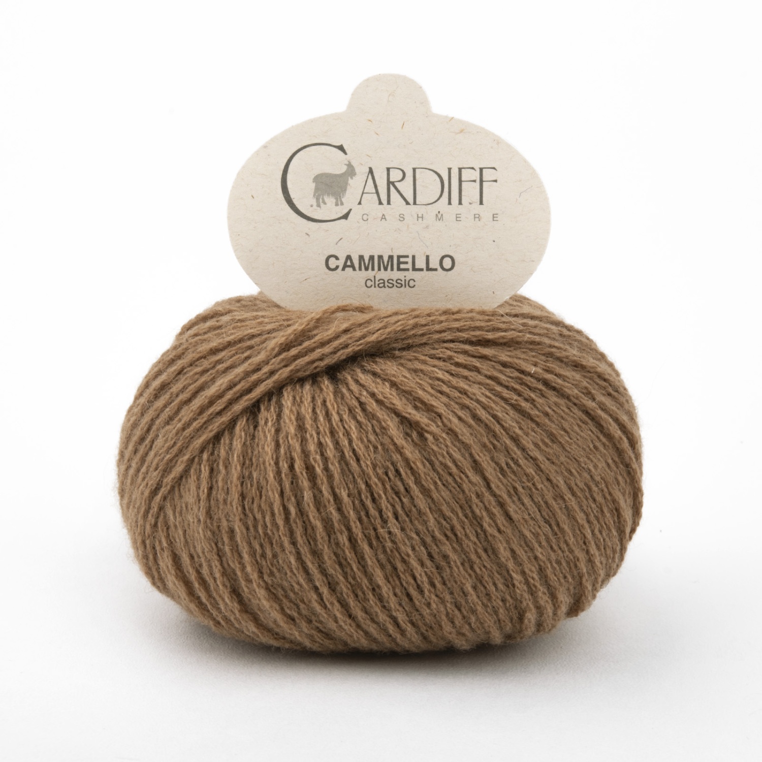 Пряжа Cardiff Cammello 6/28 25г Naturale