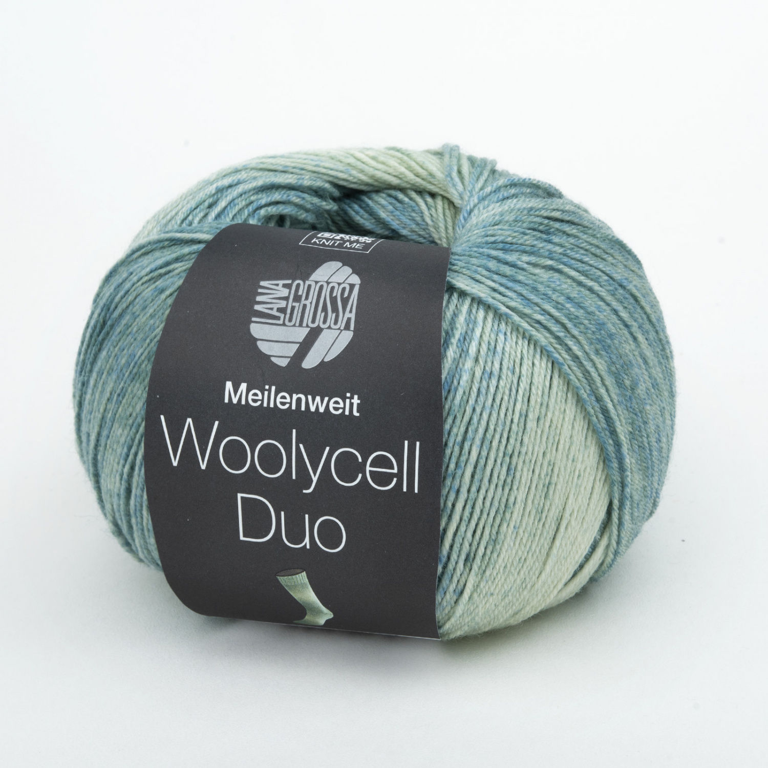 Пряжа Lana Grossa MEILENWEIT 100 WOOLYCELL DUO 100г 6007