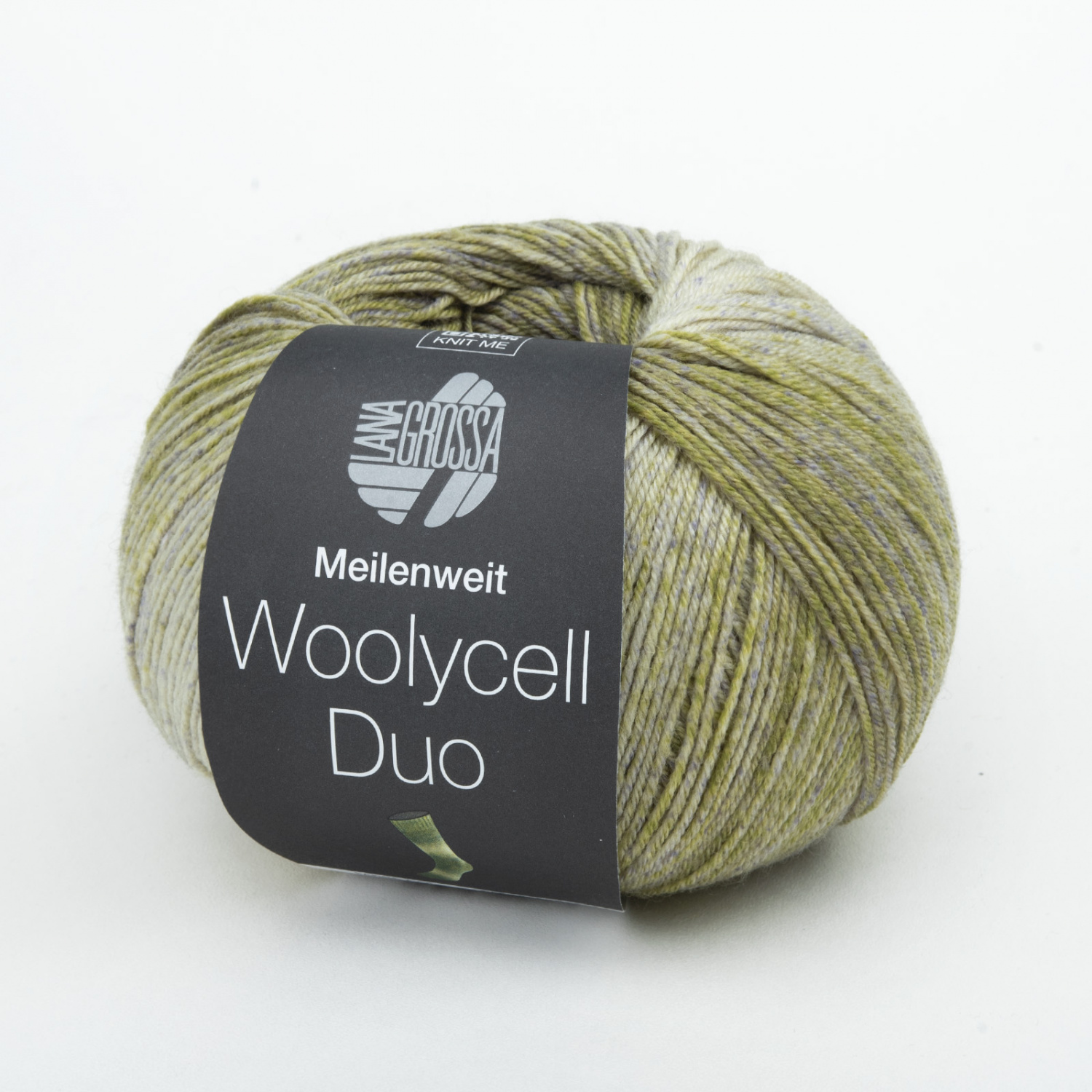 Пряжа Lana Grossa MEILENWEIT 100 WOOLYCELL DUO 100г 6008