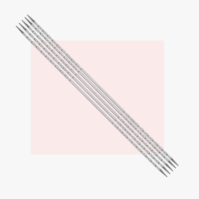 Спицы чулочные квадратные addiNovel Quintett №2,5, 20 см