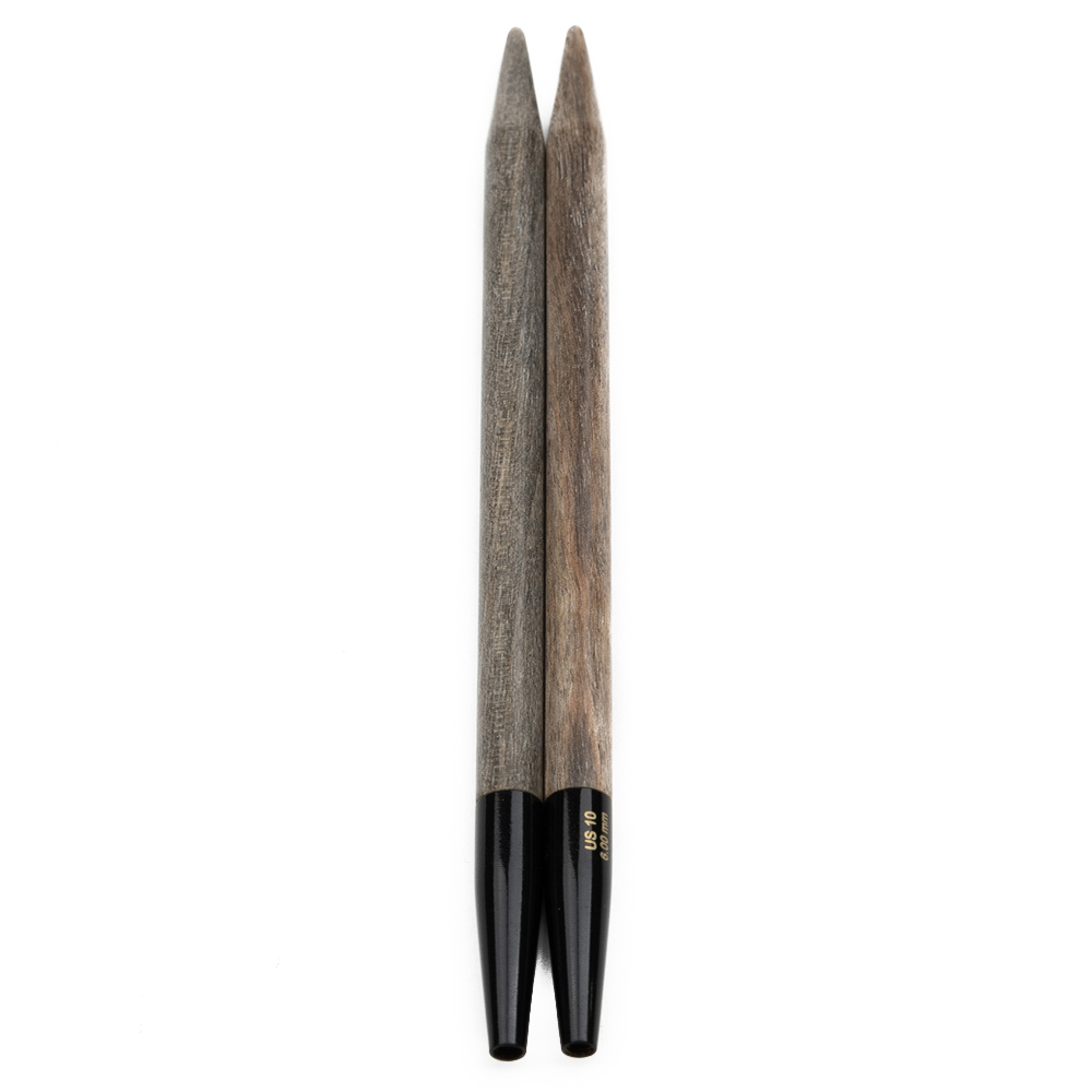 Спицы разъемные LYKKE, дерево Driftwood, длина 11,5см, № 6