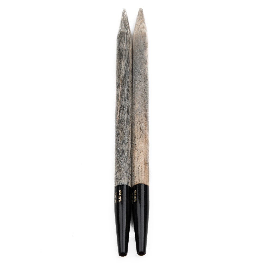 Спицы разъемные LYKKE, дерево Driftwood, длина 11,5см, № 6.50