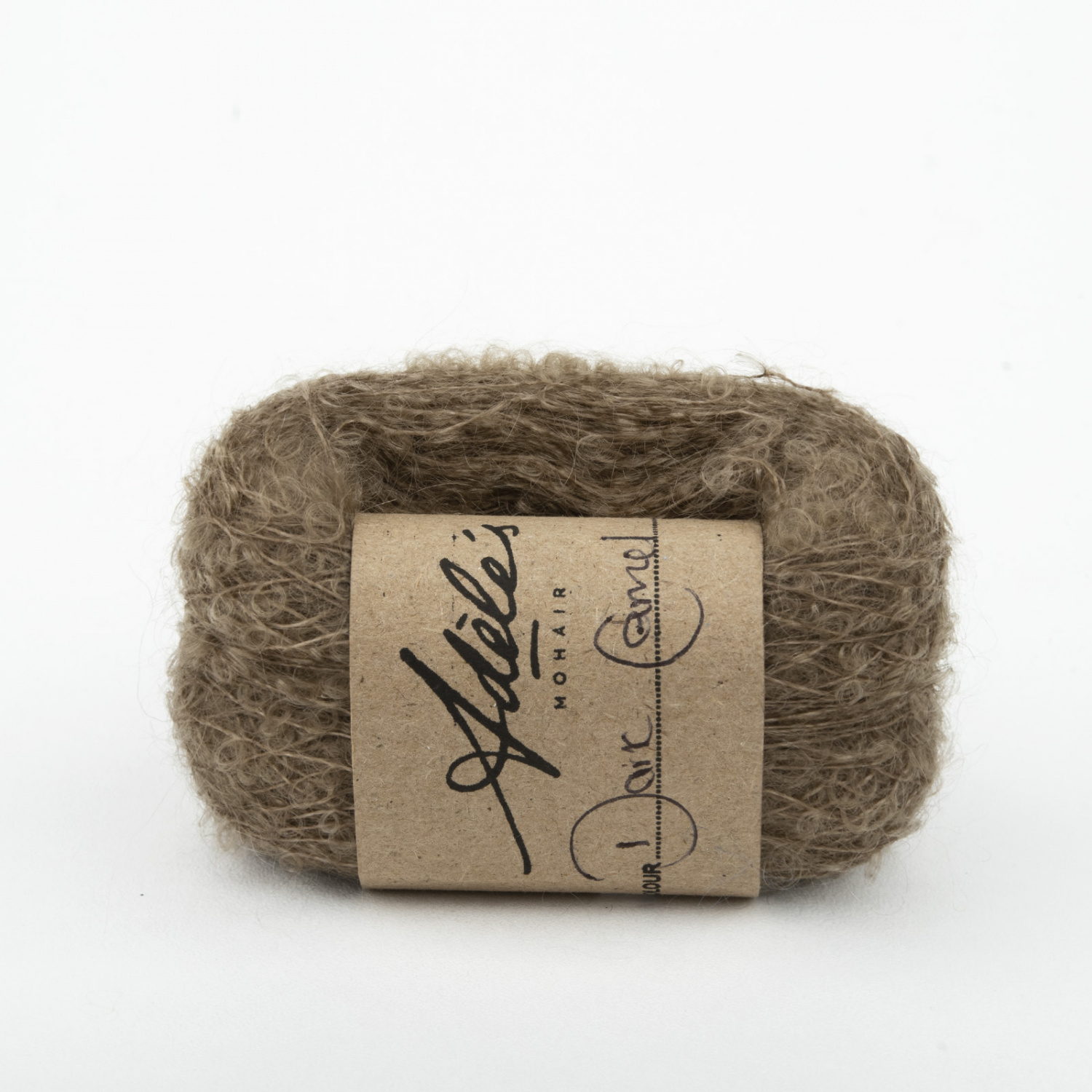 Пряжа ADELE'S Mohair Extra Fine Boucle Kidmohair 25г DARK CAMEL