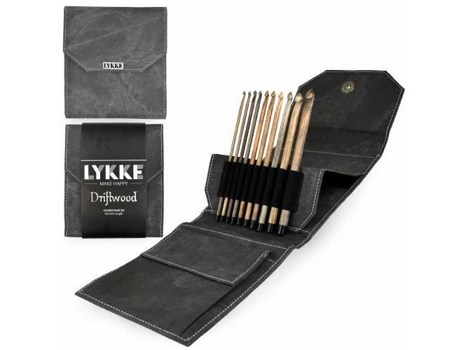 Набор крючков LYKKE, дерево Driftwool, длина 15 см, цвет Grey