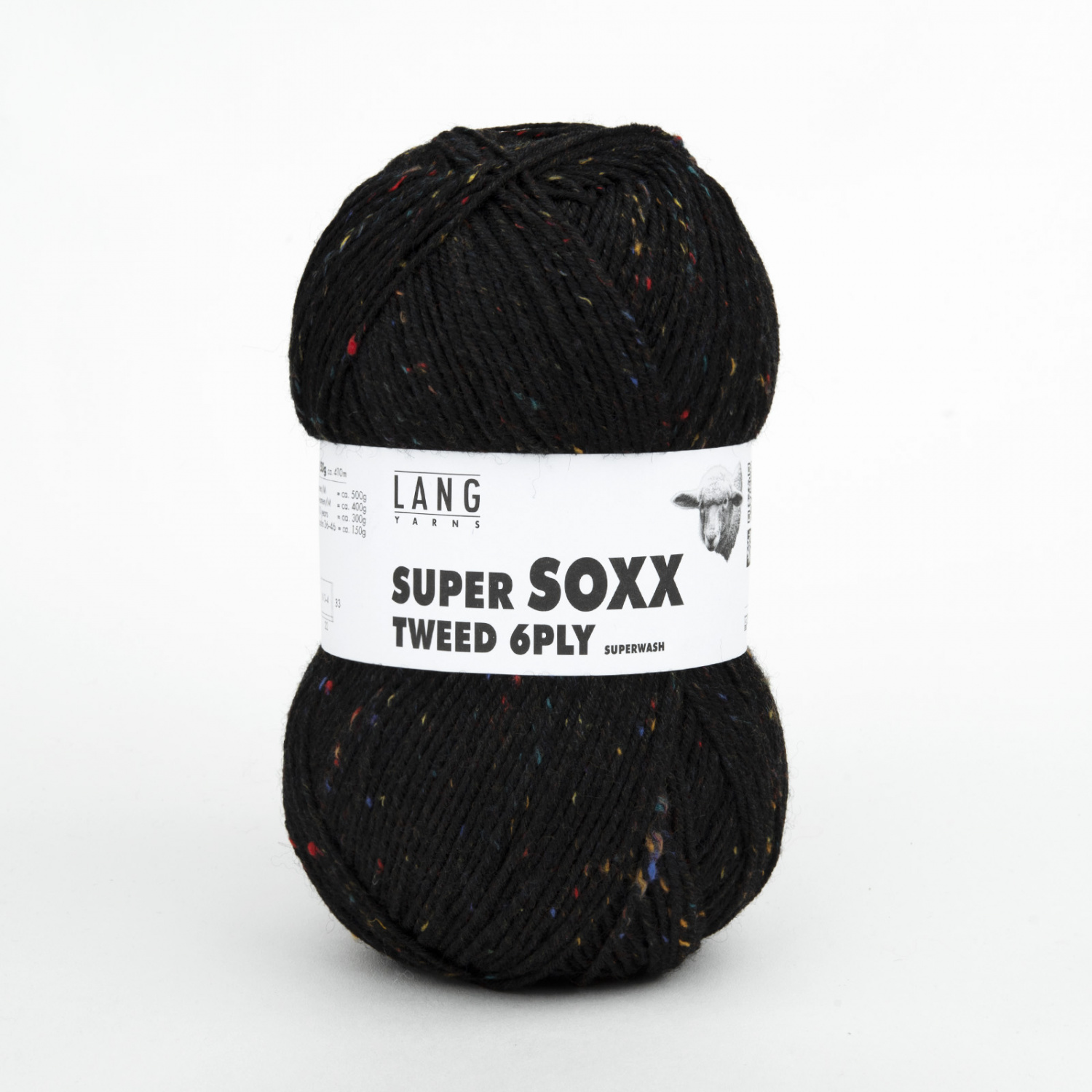 Пряжа Lang Yarns Super Soxx Tweed 6-Ply 150г 004