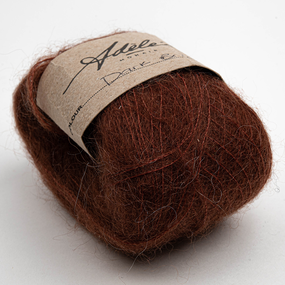 ADELE"S Mohair Extrafine Brushed Kidmohair цв.DARK BRICK