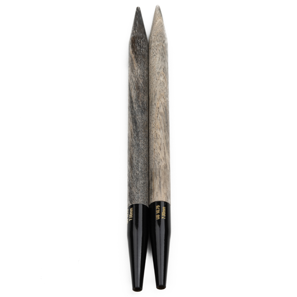 Спицы разъемные LYKKE, дерево Driftwood, длина 11,5см, № 7