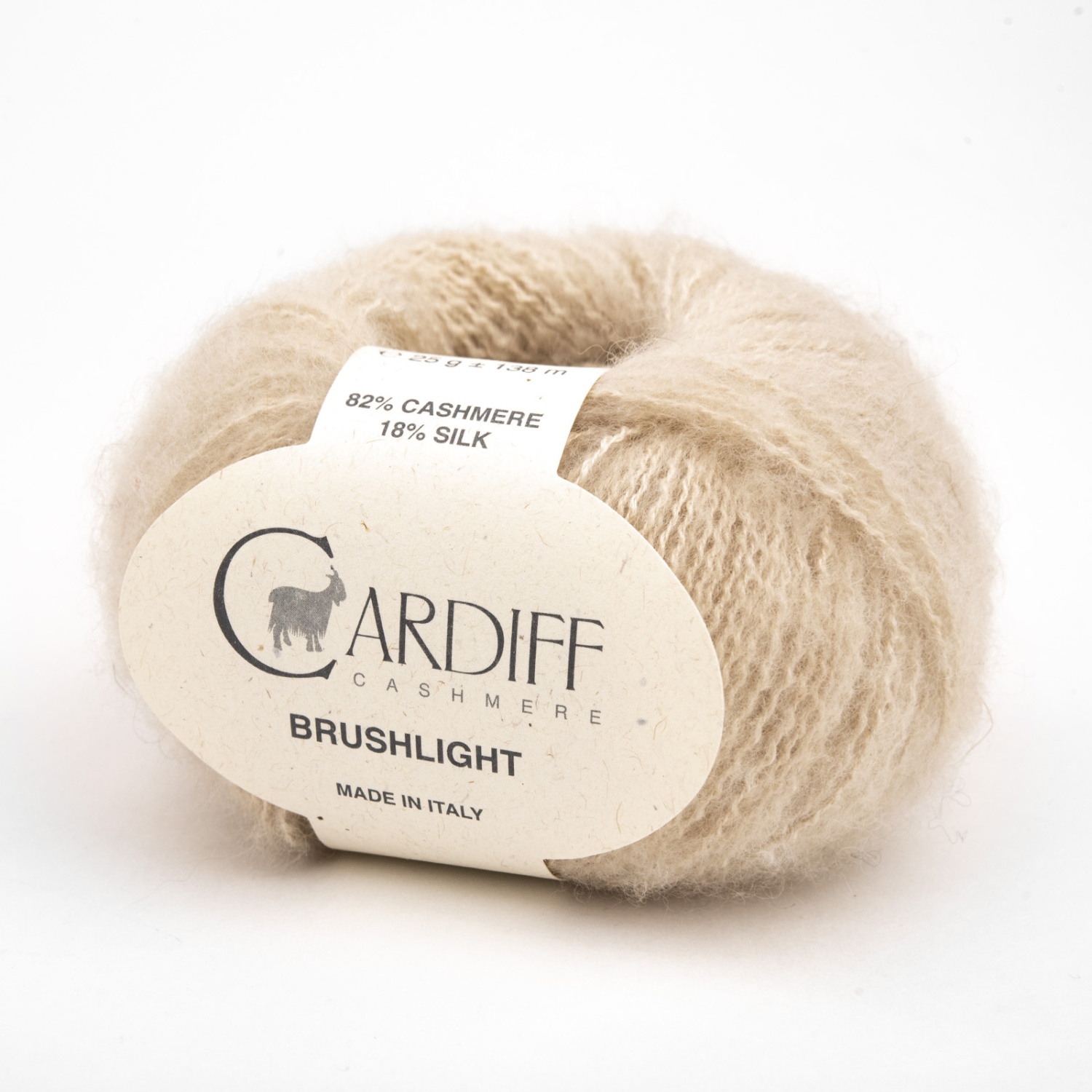 Пряжа Cardiff BRUSHLIGHT 25г 0102